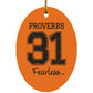 Proverbs 31 - Oval Ornament - Jesus Surfed Apparel Co. 