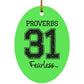Proverbs 31 - Oval Ornament - Jesus Surfed Apparel Co. 