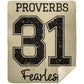 Proverbs 31 - Premium Mink Sherpa Blanket 50x60 - Jesus Surfed Apparel Co. 