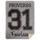 Proverbs 31 - Premium Mink Sherpa Blanket 60x80 - Jesus Surfed Apparel Co. 