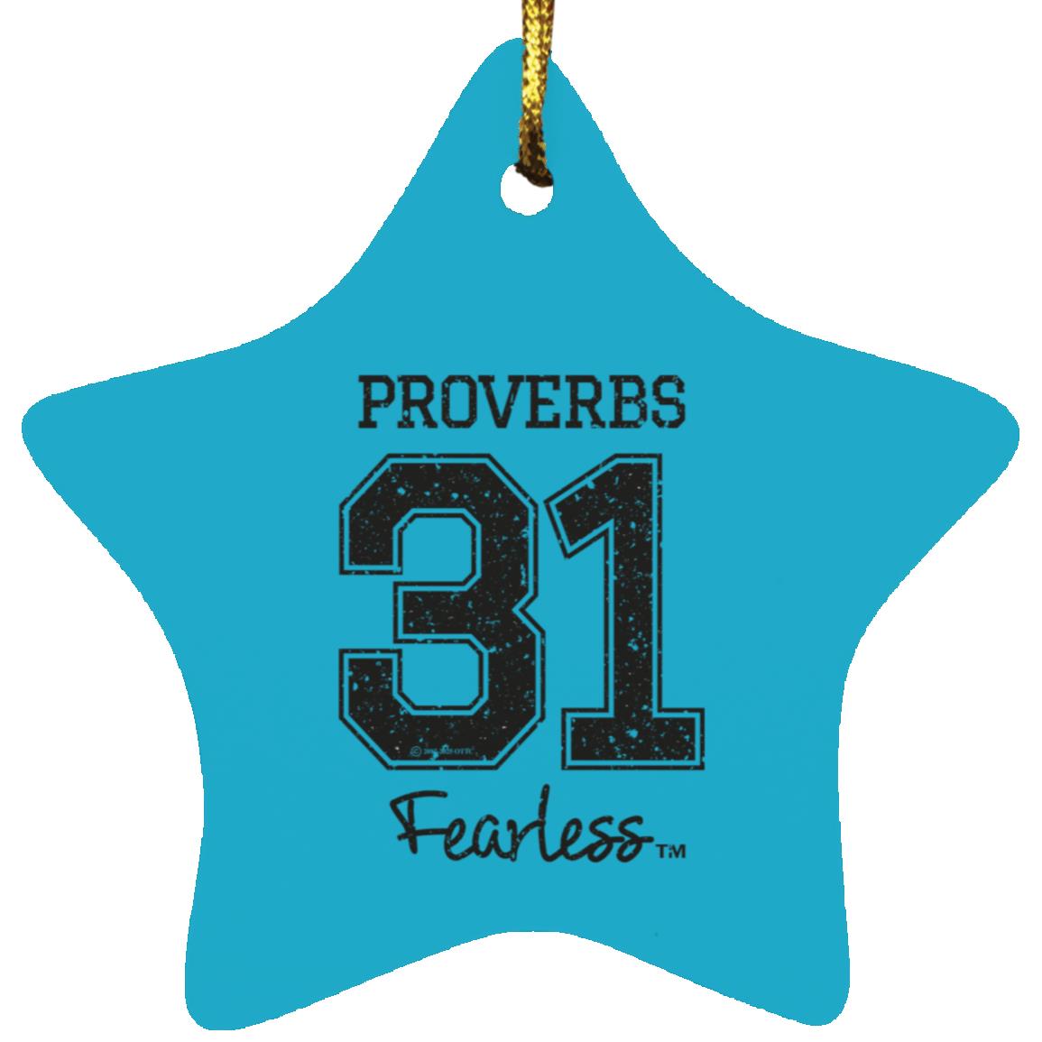 Proverbs 31 - Star Ornament - Jesus Surfed Apparel Co. 