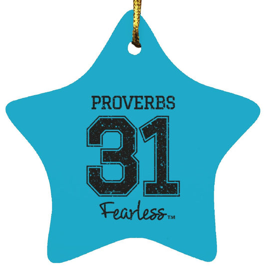 Proverbs 31 - Star Ornament - Jesus Surfed Apparel Co. 