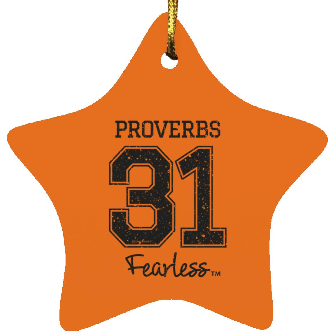 Proverbs 31 - Star Ornament - Jesus Surfed Apparel Co. 
