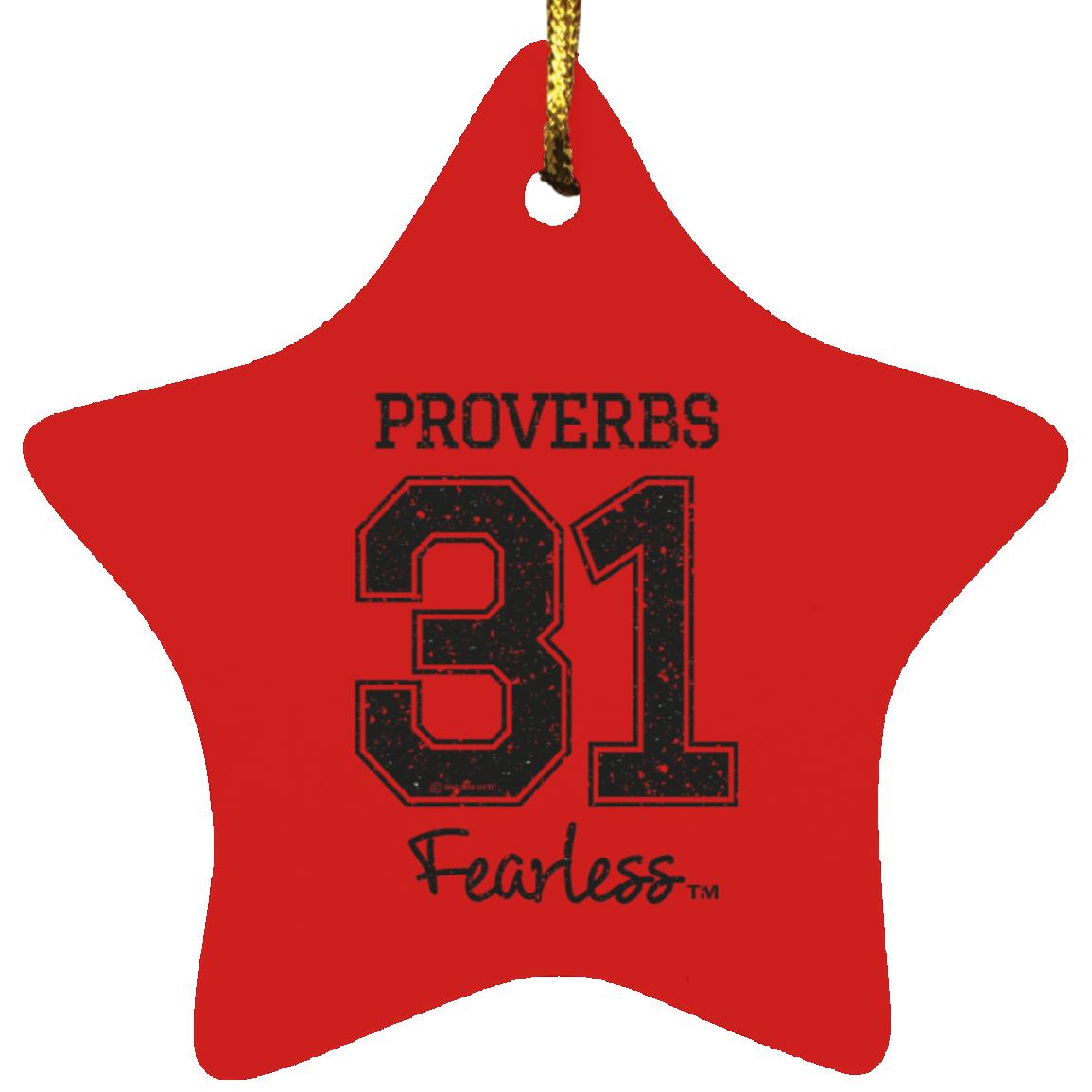 Proverbs 31 - Star Ornament - Jesus Surfed Apparel Co. 