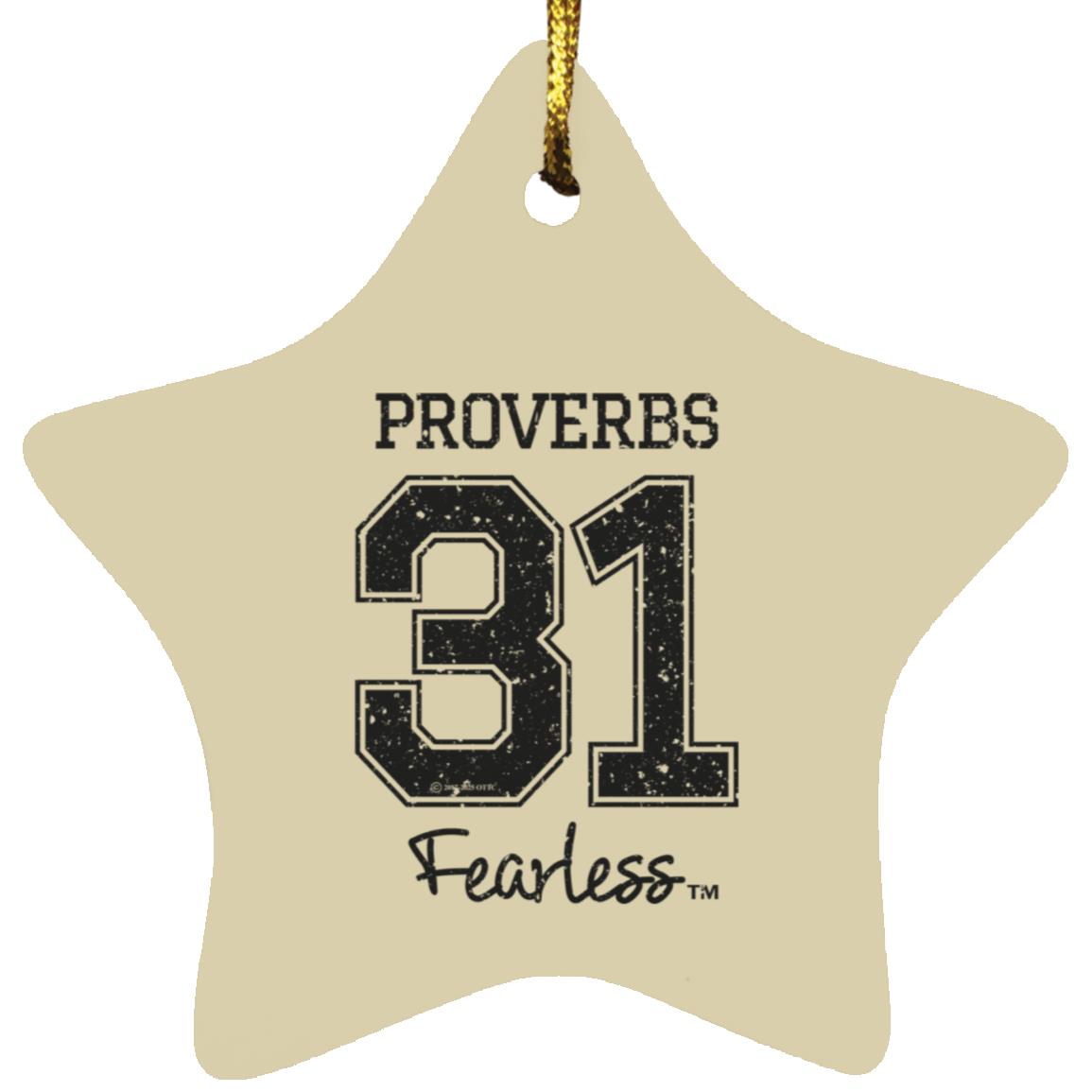 Proverbs 31 - Star Ornament - Jesus Surfed Apparel Co. 