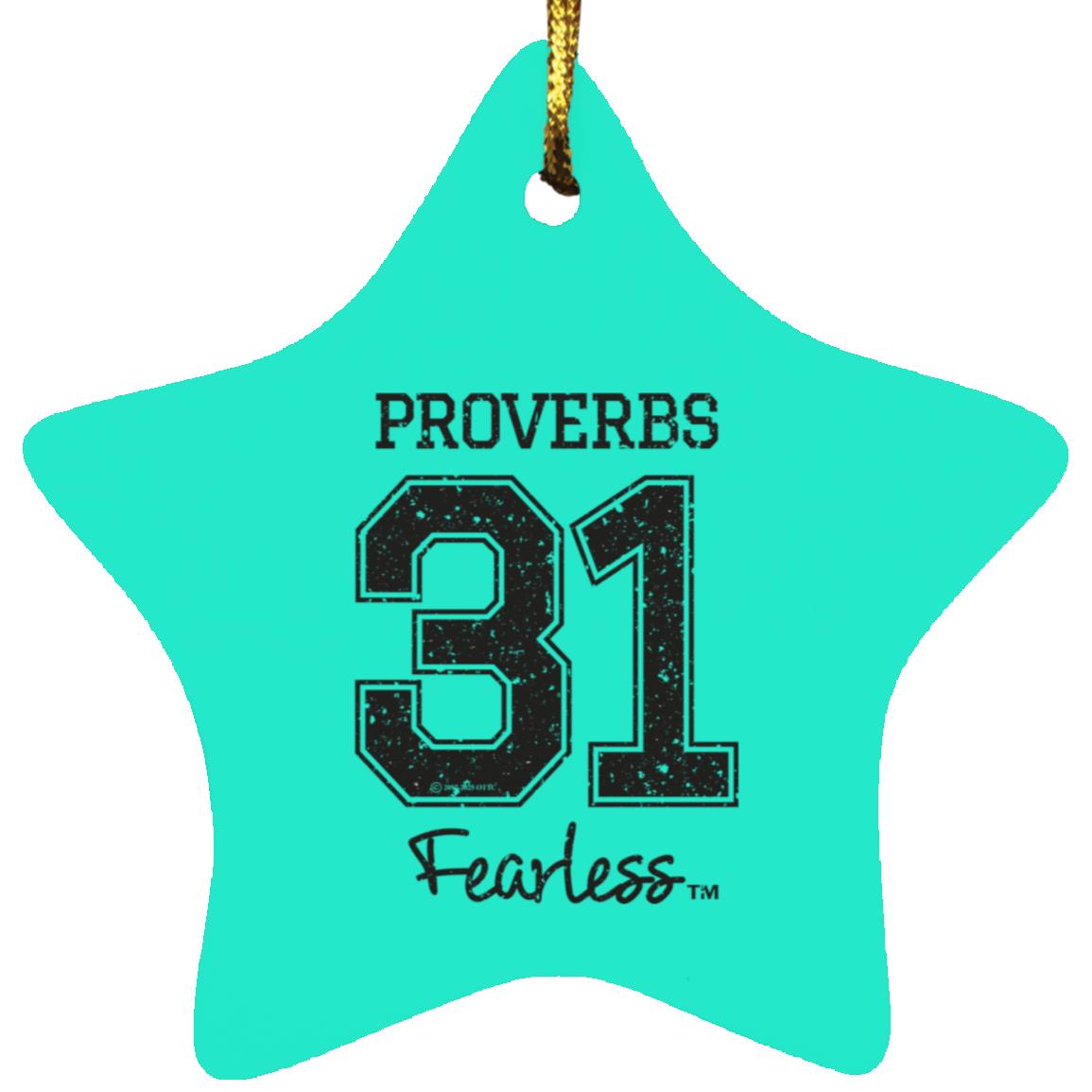 Proverbs 31 - Star Ornament - Jesus Surfed Apparel Co. 