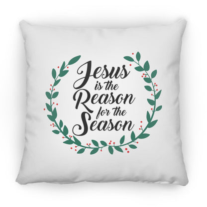 Reason for the Season - Large Square Pillow - Jesus Surfed Apparel Co. 