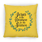 Reason for the Season - Large Square Pillow - Jesus Surfed Apparel Co. 