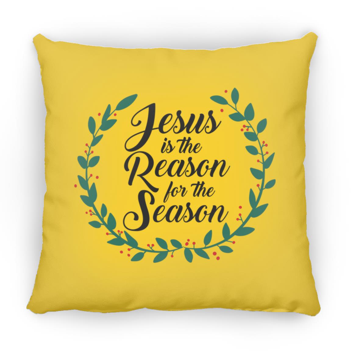 Reason for the Season - Large Square Pillow - Jesus Surfed Apparel Co. 