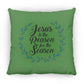 Reason for the Season - Large Square Pillow - Jesus Surfed Apparel Co. 
