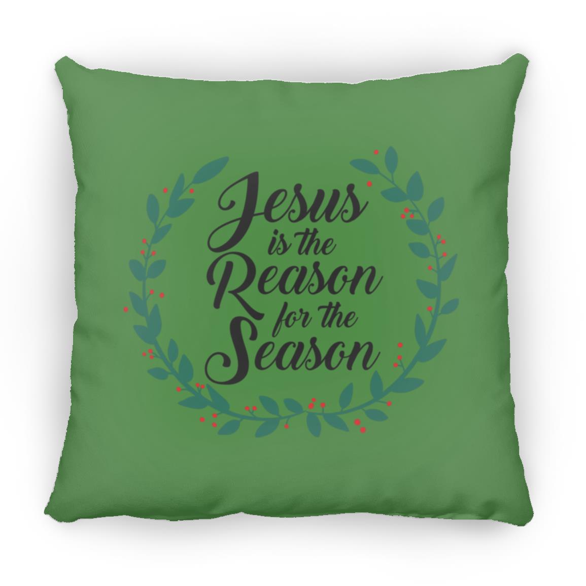 Reason for the Season - Large Square Pillow - Jesus Surfed Apparel Co. 