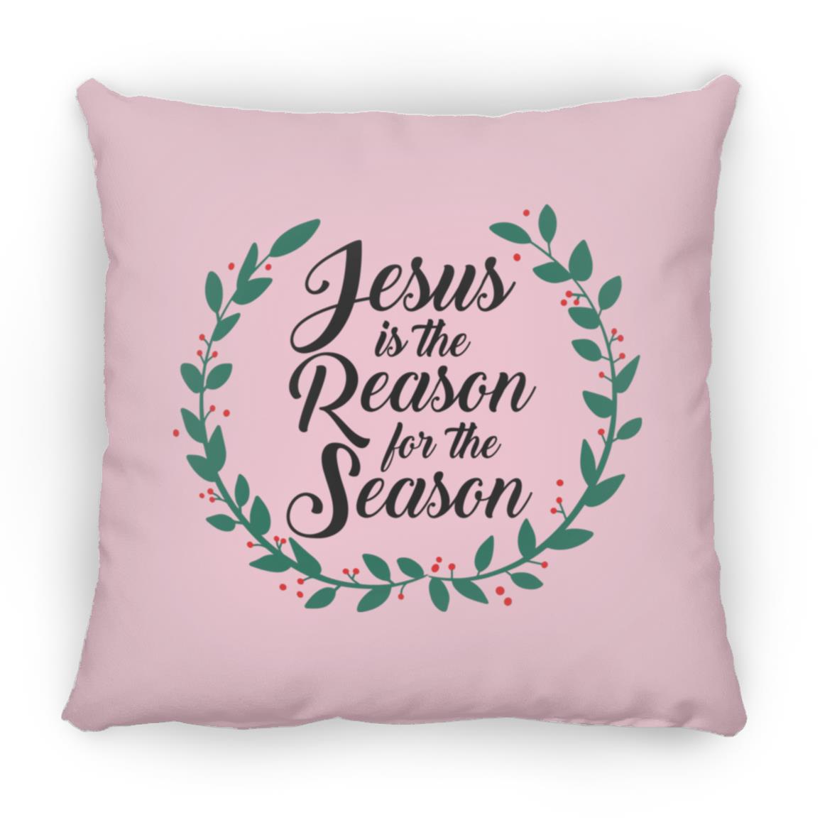 Reason for the Season - Large Square Pillow - Jesus Surfed Apparel Co. 
