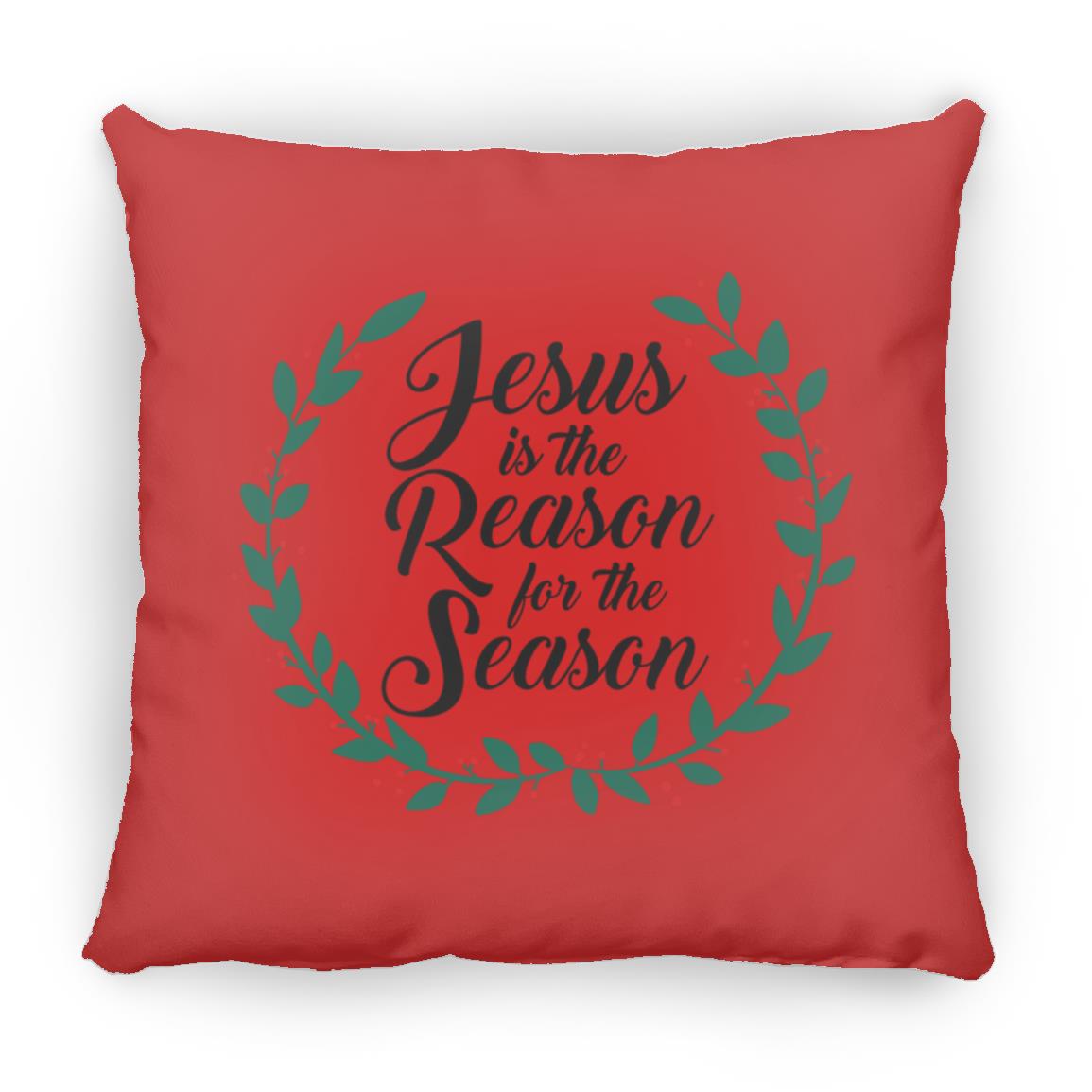 Reason for the Season - Large Square Pillow - Jesus Surfed Apparel Co. 