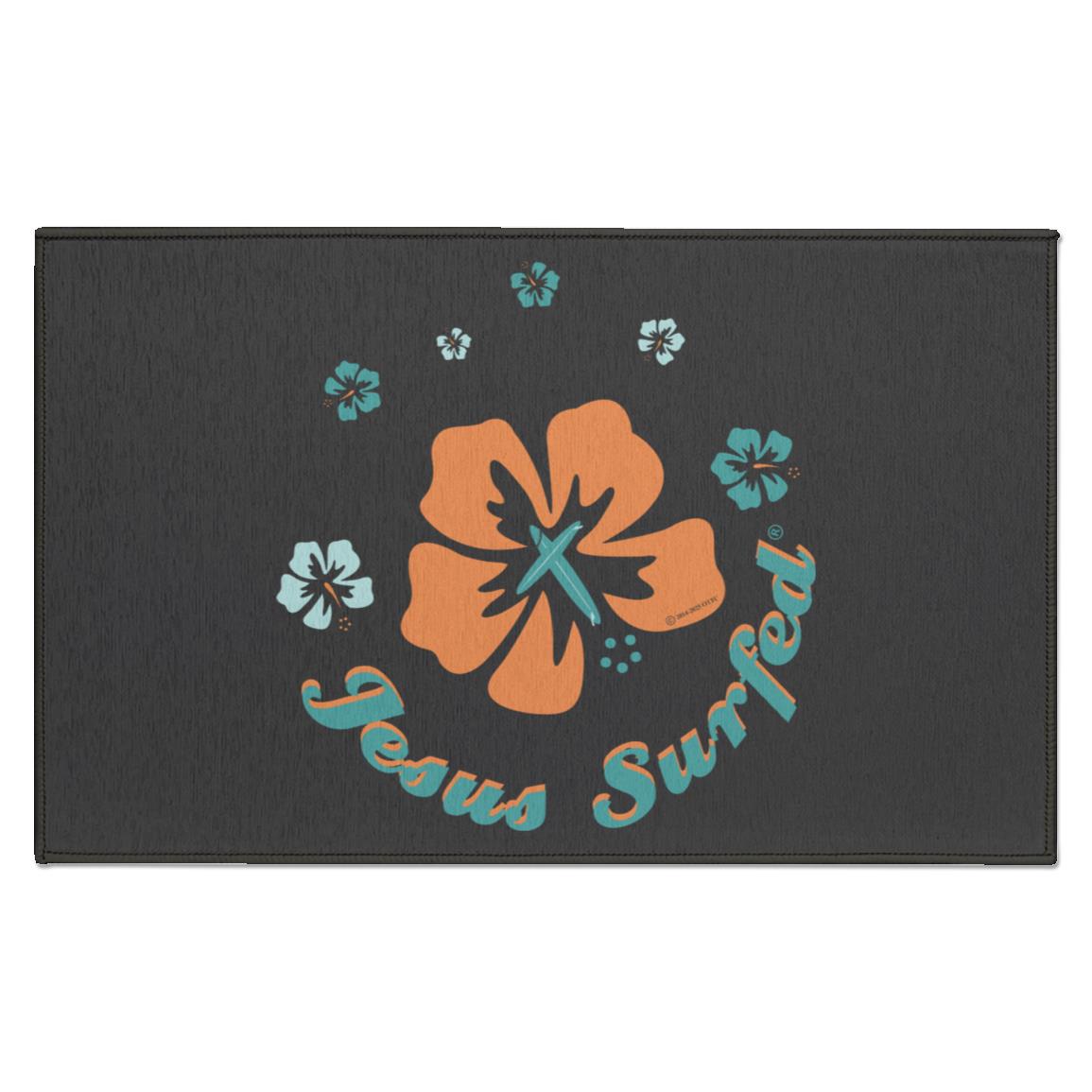 Ring of Flowers - Indoor Doormat - Jesus Surfed Apparel Co. 