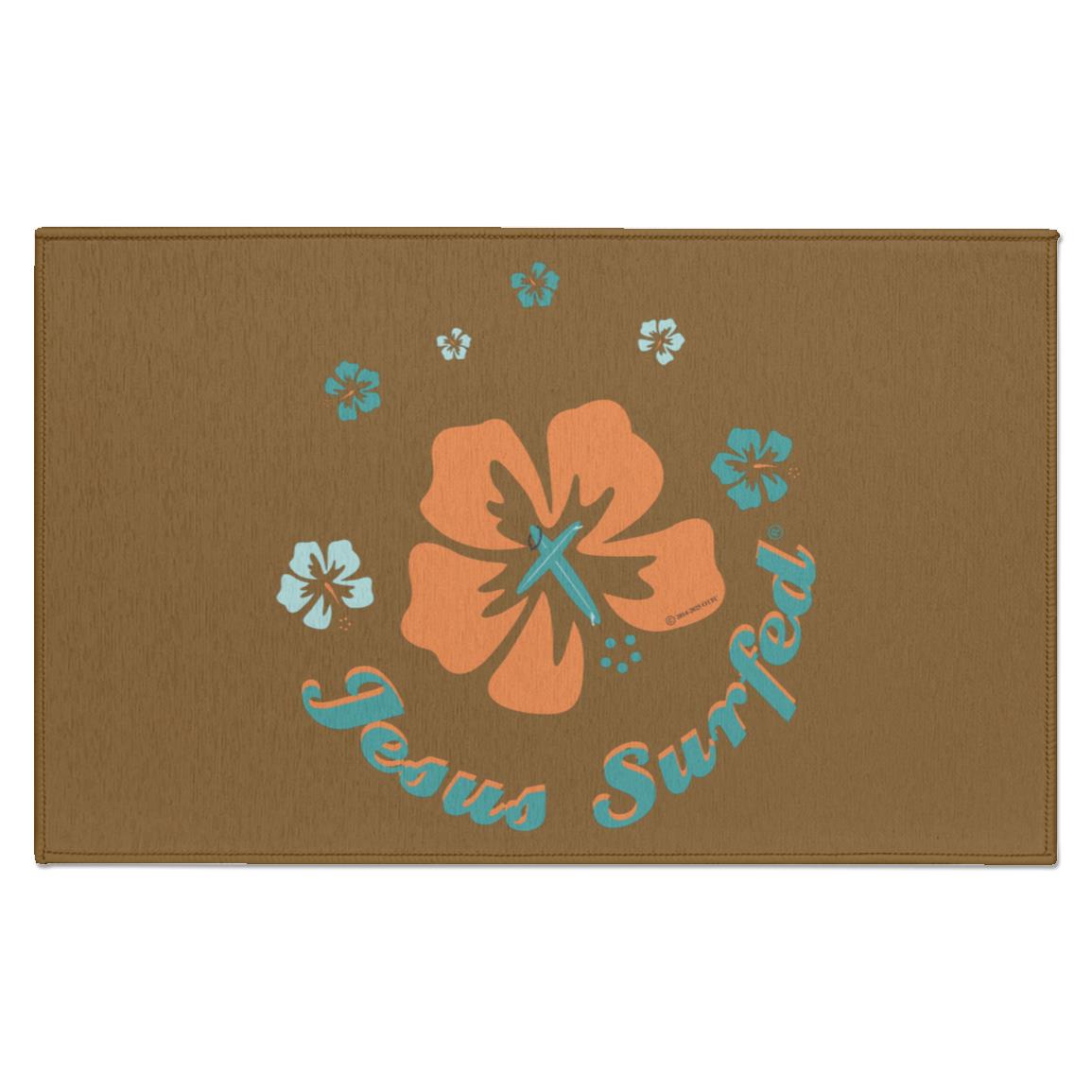 Ring of Flowers - Indoor Doormat - Jesus Surfed Apparel Co. 