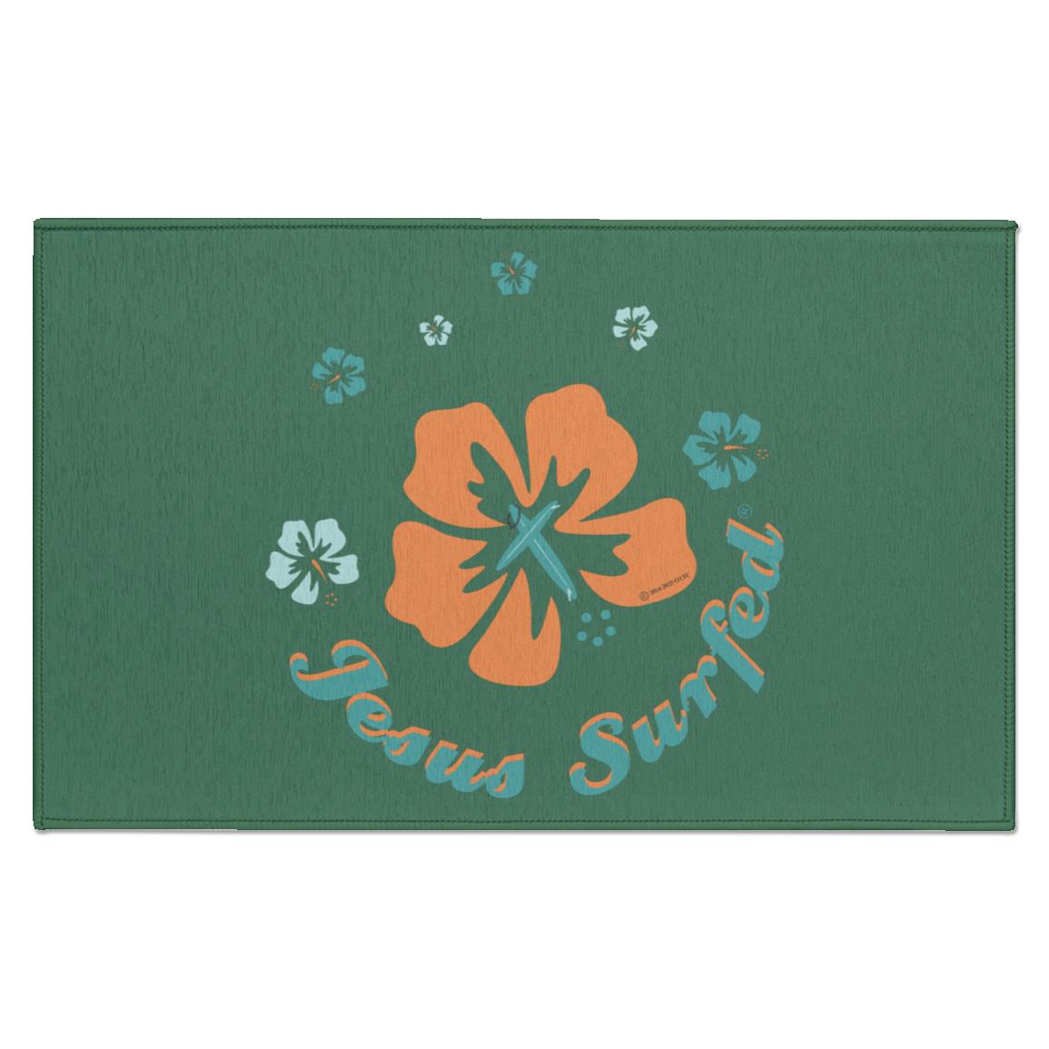 Ring of Flowers - Indoor Doormat - Jesus Surfed Apparel Co. 