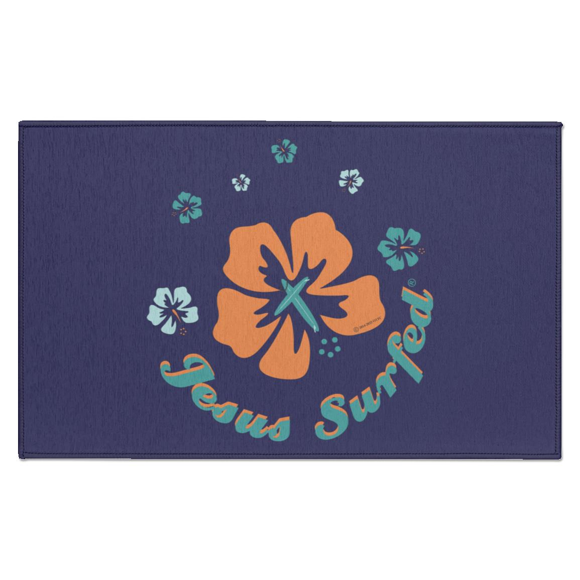 Ring of Flowers - Indoor Doormat - Jesus Surfed Apparel Co. 