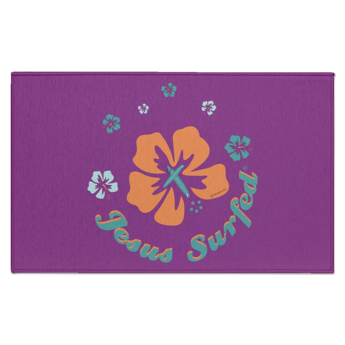 Ring of Flowers - Indoor Doormat - Jesus Surfed Apparel Co. 