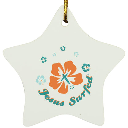 Ring of Flowers - Star Ornament - Jesus Surfed Apparel Co. 