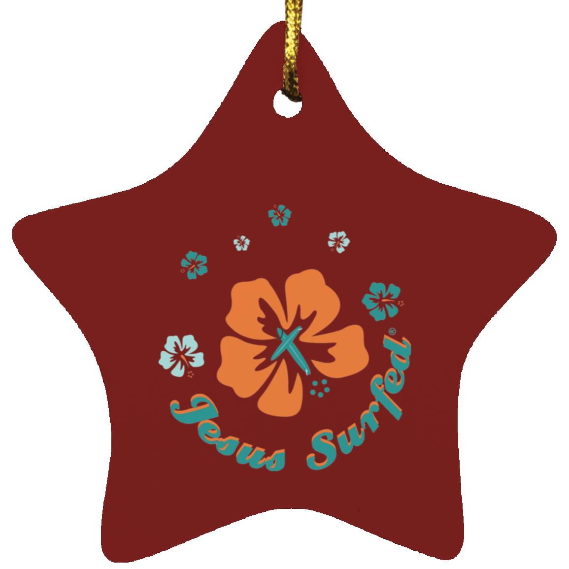 Ring of Flowers - Star Ornament - Jesus Surfed Apparel Co. 