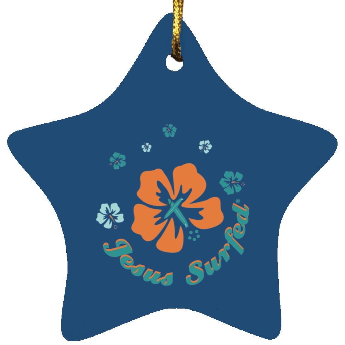 Ring of Flowers - Star Ornament - Jesus Surfed Apparel Co. 