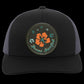 Ring of Flowers - Trucker Snap Back - Circle Patch - Jesus Surfed Apparel Co. 