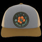 Ring of Flowers - Trucker Snap Back - Circle Patch - Jesus Surfed Apparel Co. 