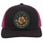 Ring of Flowers - Trucker Snap Back - Circle Patch - Jesus Surfed Apparel Co. 