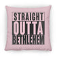 Straight Outta Bethlehem - Large Square Pillow - Jesus Surfed Apparel Co. 