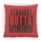 Straight Outta Bethlehem - Large Square Pillow - Jesus Surfed Apparel Co. 