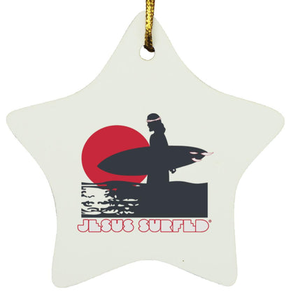 Sunset - Star Ornament - Jesus Surfed Apparel Co. 