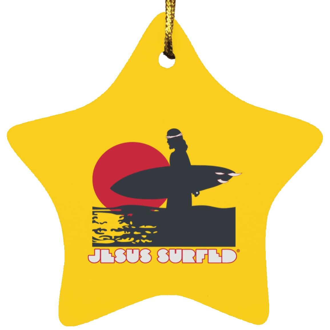 Sunset - Star Ornament - Jesus Surfed Apparel Co. 