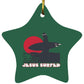 Sunset - Star Ornament - Jesus Surfed Apparel Co. 