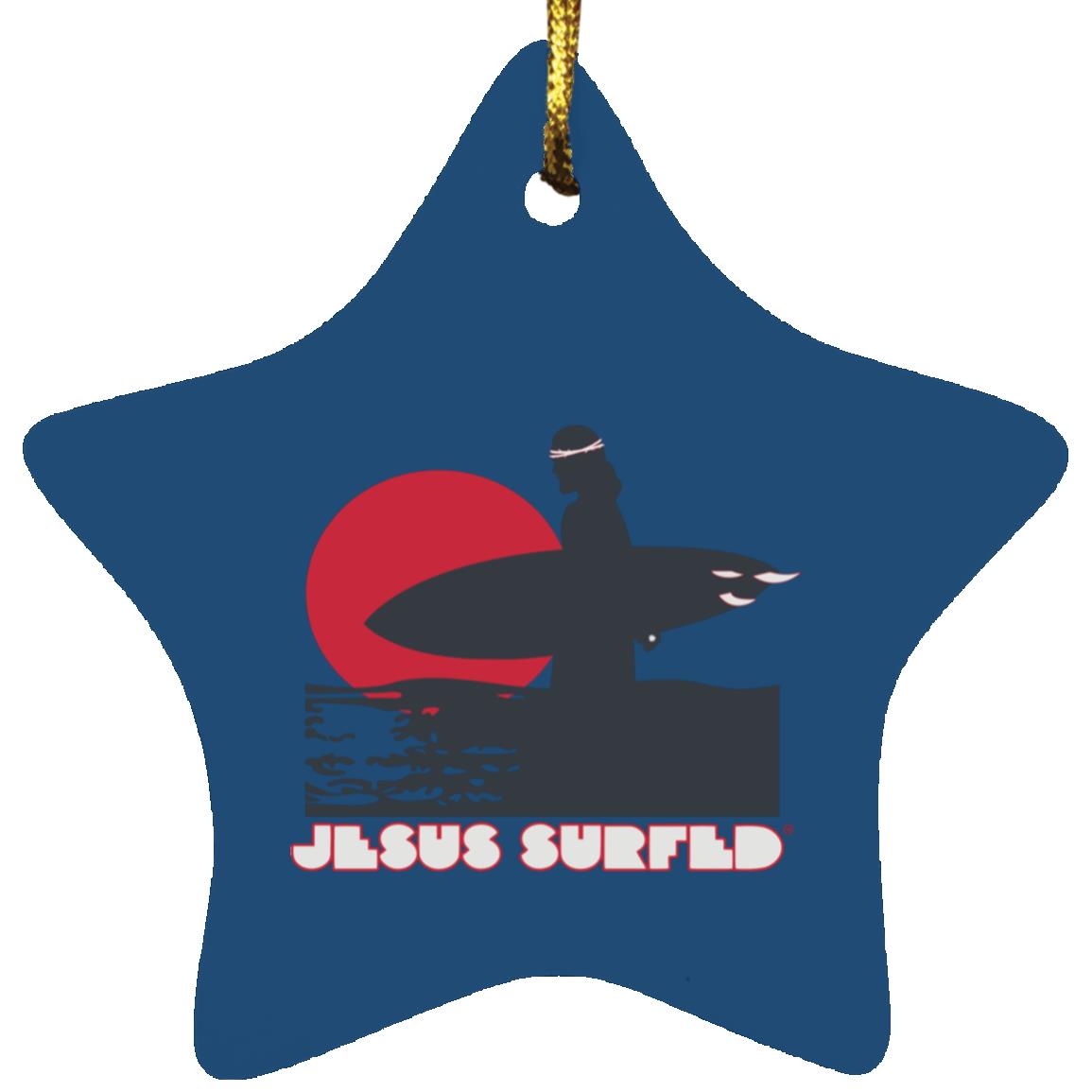 Sunset - Star Ornament - Jesus Surfed Apparel Co. 