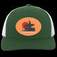 Sunset - Trucker Snap Back - Oval Patch - Jesus Surfed Apparel Co. 