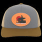 Sunset - Trucker Snap Back - Oval Patch - Jesus Surfed Apparel Co. 