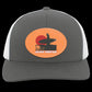 Sunset - Trucker Snap Back - Oval Patch - Jesus Surfed Apparel Co. 