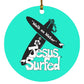 WoW Boards - Circle Ornament - Jesus Surfed Apparel Co. 