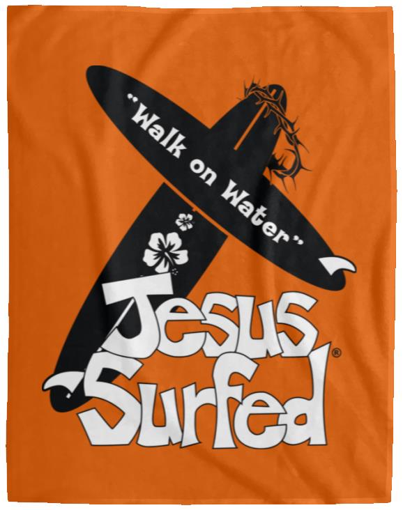 WoW Boards - Cozy Plush Fleece Blanket - 60x80 - Jesus Surfed Apparel Co. 