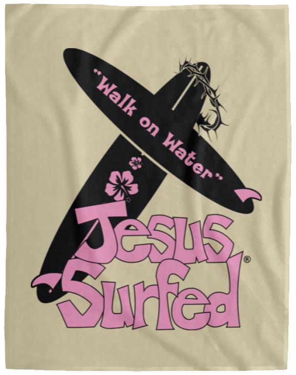 WoW Boards - Cozy Plush Fleece Blanket - 60x80 - Jesus Surfed Apparel Co. 