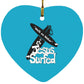 WoW Boards - Heart Ornament - Jesus Surfed Apparel Co. 