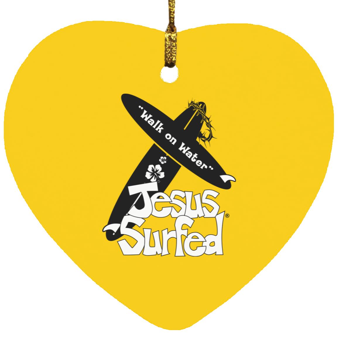 WoW Boards - Heart Ornament - Jesus Surfed Apparel Co. 