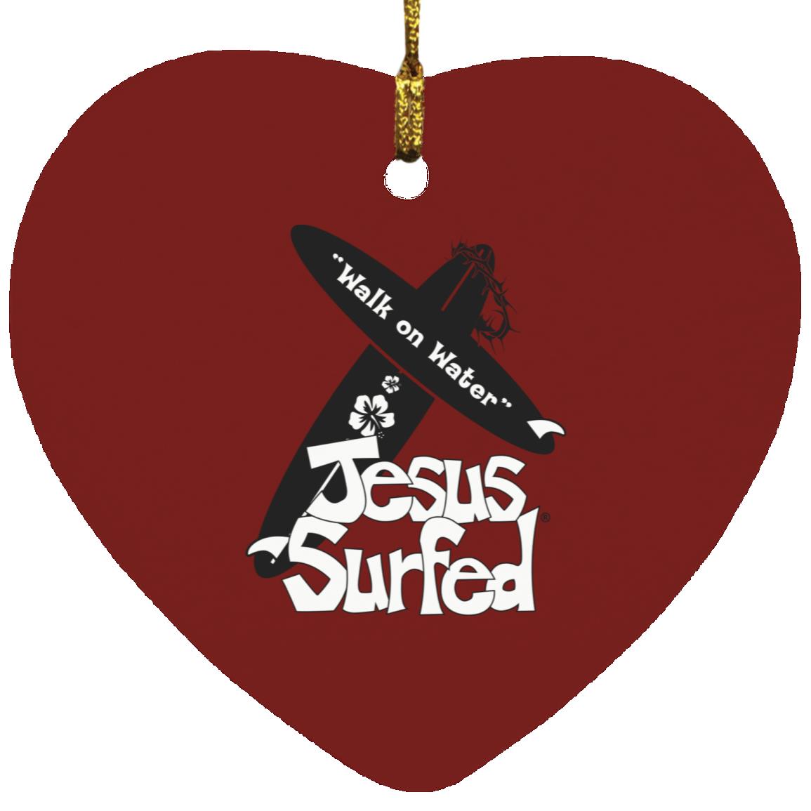 WoW Boards - Heart Ornament - Jesus Surfed Apparel Co. 