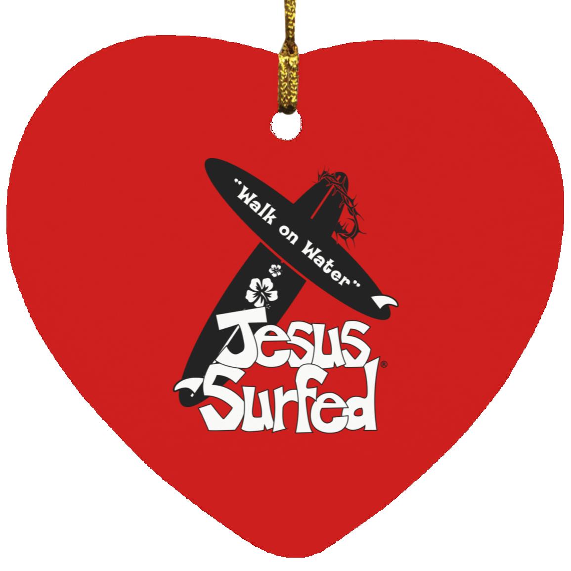 WoW Boards - Heart Ornament - Jesus Surfed Apparel Co. 