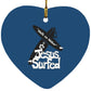 WoW Boards - Heart Ornament - Jesus Surfed Apparel Co. 