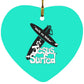 WoW Boards - Heart Ornament - Jesus Surfed Apparel Co. 