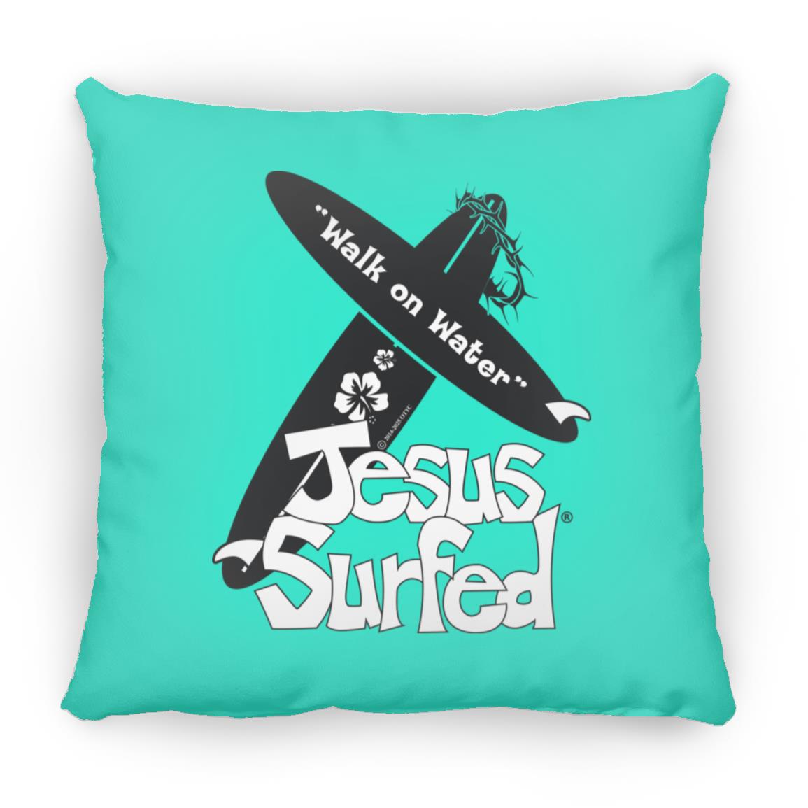 WoW Boards - Large Square Pillow - Jesus Surfed Apparel Co. 