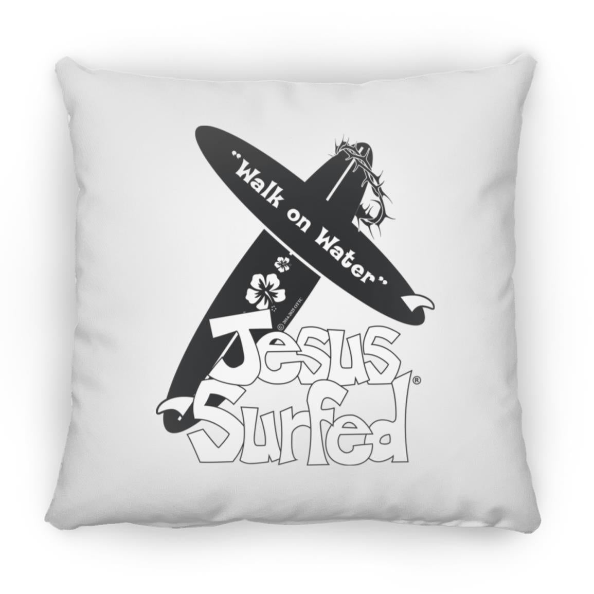 WoW Boards - Large Square Pillow - Jesus Surfed Apparel Co. 