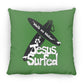 WoW Boards - Large Square Pillow - Jesus Surfed Apparel Co. 