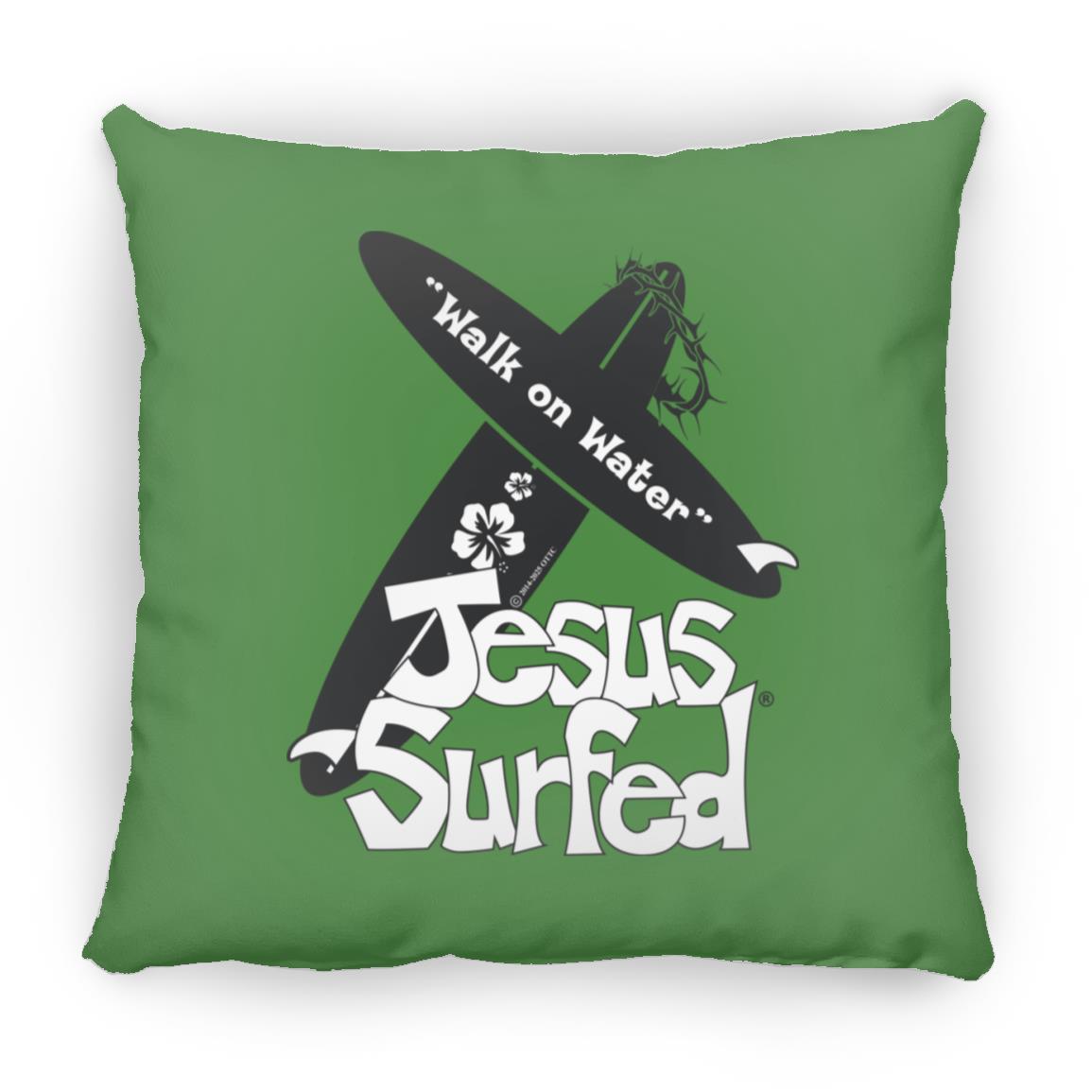 WoW Boards - Large Square Pillow - Jesus Surfed Apparel Co. 